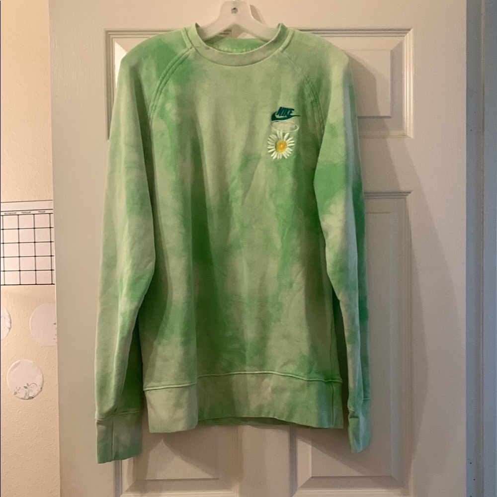 Nike Green Tie-Dye Women’s Sweatshirt